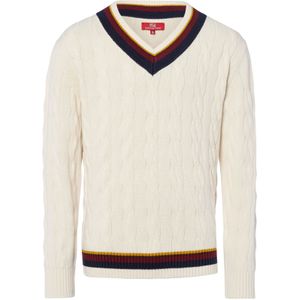 Finshley & Harding London Trui  ecru / blauw / geel / rood