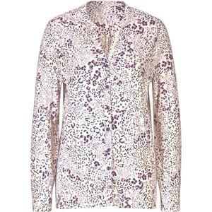 heine Blouse  lila / braam / wit