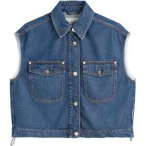 Marc O'Polo Bodywarmer  blauw denim