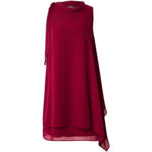 Vera Mont - Cocktailjurk - Bordeaux - Gelaagde Look - Mouwloos