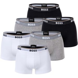 BOSS Boxershorts  grijs gemêleerd / zwart / wit