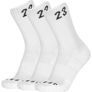 Jordan - Everyday Cushioned Crew - Unisex Sokken - Wit - 3 Pack