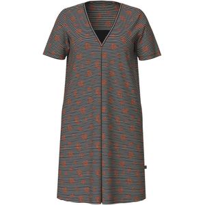 Ulla Popken Nachthemd  rood / zwart / wit