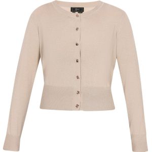 faina Gebreid vest  beige