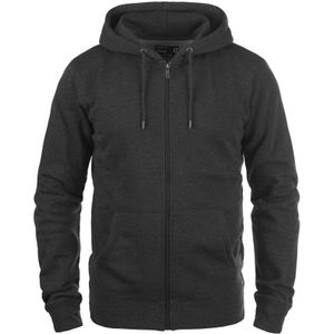 !Solid Sweatvest 'Berti'  donkergrijs