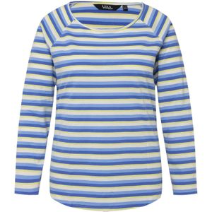 Ulla Popken Shirt  pastelblauw / wit