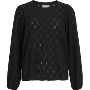 VILA Shirt 'VIASTA'  zwart
