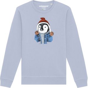 Watapparel Sweatshirt 'Pinguin'  lichtblauw / gemengde kleuren