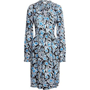 Marks & Spencer Jurk  azuur / lichtgrijs / zwart / wit