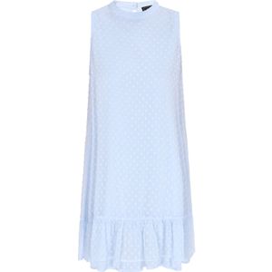 faina Jurk 'Fashion Look'  lichtblauw / wit