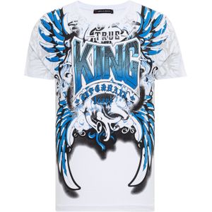 CIPO & BAXX Shirt  blauw / zwart / wit