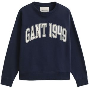GANT Sweatshirt  marine / wit