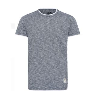 !Solid Shirt 'Rigos'  navy / wit