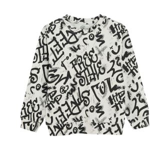 Cool Club Sweatshirt  lichtgrijs / zwart