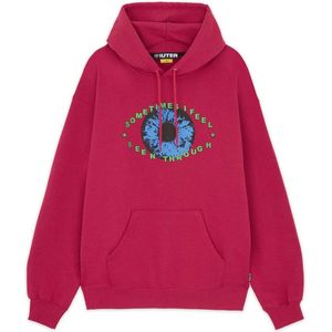 IUTER Sweatshirt 'Squad'  lichtblauw / groen / rood