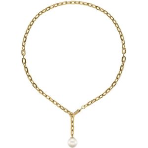 Liebeskind Berlin Ketting 'Kugel'  goud / parelwit