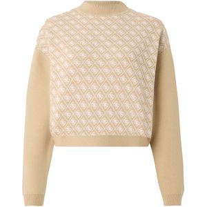 GUESS - AUBREY 4G - Trui - Taupe - Knitwear