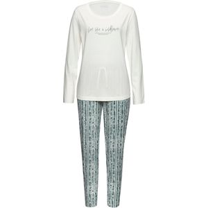VIVANCE Pyjama  smaragd / wit