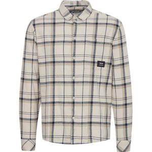 !Solid Overhemd  beige / blauw / zwart / natuurwit