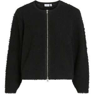 VILA Gebreid vest 'PAZA'  zwart