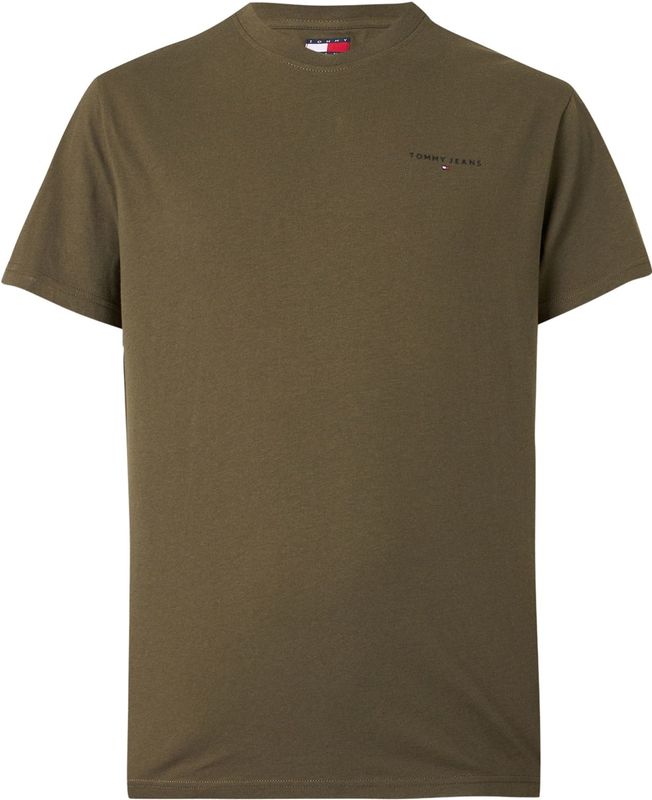 Slim fit T-shirt van puur katoen