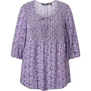 Ulla Popken Tuniek  lavendel / wit
