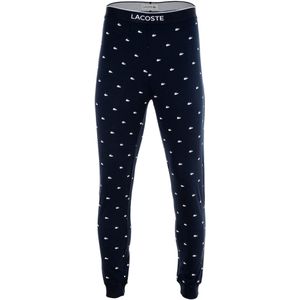 LACOSTE Pyjamabroek  nachtblauw / wit