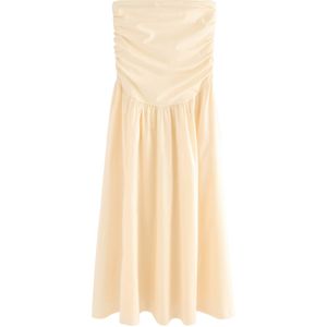 Next Jurk  pasteelgeel