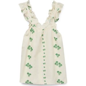 VERO MODA Top 'VMPAMELA'  groen / offwhite