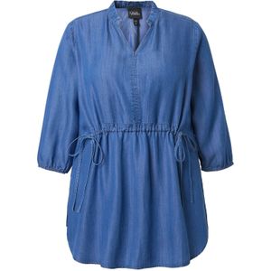Ulla Popken Blouse  blauw denim