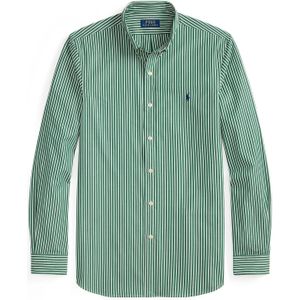 Polo Ralph Lauren - Zakelijk Overhemd - Groen/Wit - Slim Fit - Lange Mouw
