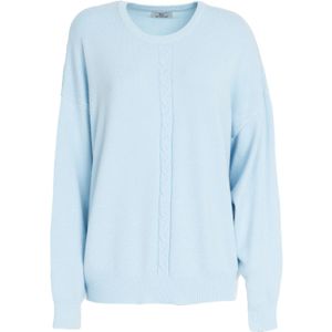 Influencer Trui  lichtblauw