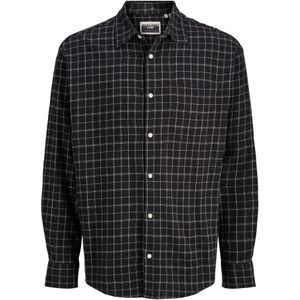 Jack & Jones Junior Overhemd  zwart / wit