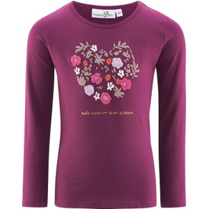 happy girls Shirt  sering / roodviolet / wit