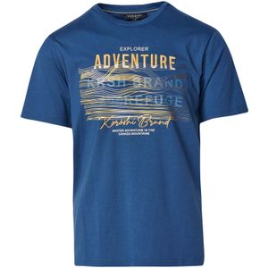 KOROSHI Shirt  blauw / geel