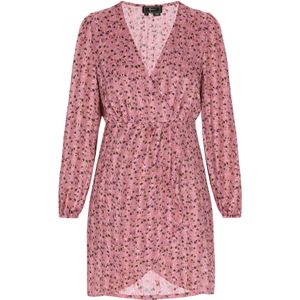 faina Cocktailjurk 'Fashion Look'  oudroze / kersrood / zwart / wit