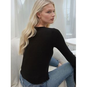 Hiccup Gebreid vest  zwart