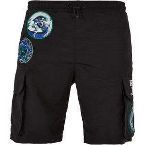 Karl Kani Broek  donkerblauw / smaragd / zwart / wit