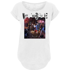 F4NT4STIC Shirt 'David Bowie'  gemengde kleuren / wit