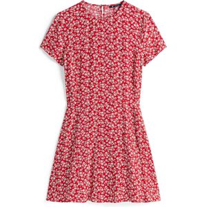 Tommy Jeans Jurk  pastelblauw / rood / wit