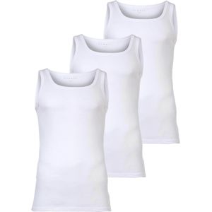 bugatti - Onderhemd - Set van 3 - Effen Fijn Rib - Heren