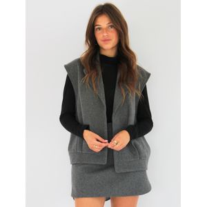 Honnête Atelier Bodywarmer 'Lourdes'  grijs
