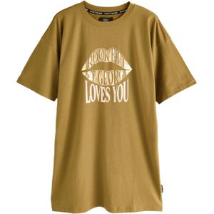 Rockett St George Slaapshirt  kaki / wit