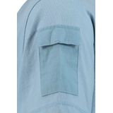 Key Largo - Cover - T-shirt - Koningsblauw - Jersey, Ronde Hals, Kwartmouw