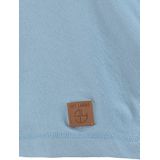 Key Largo - Cover - T-shirt - Koningsblauw - Jersey, Ronde Hals, Kwartmouw