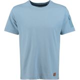 Key Largo - Cover - T-shirt - Koningsblauw - Jersey, Ronde Hals, Kwartmouw