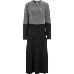 Cellbes of Sweden Gebreide jurk  antraciet / zwart