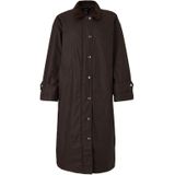 VERO MODA Tussenmantel 'VMZODIAC'  chocoladebruin / zwart