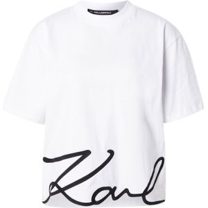 Karl Lagerfeld Shirt  zwart / wit