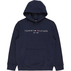 Tommy Hilfiger Unisex Hoodie met Logo Donkerblauw